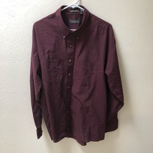 Men’s Purple Van Heusen Dress Shirt